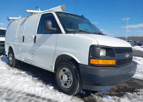 2017 Chevrolet Express 2500 Work Van from USA, damaged, VIN 1GCWGAFF4H1142817